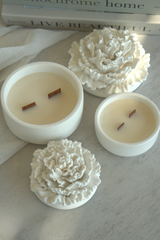 Peony Flower Candle