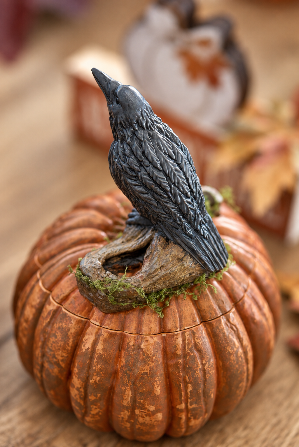 Pumpkin Candle – Raven or Classic Lid