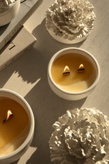 Peony Flower Candle