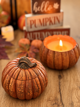 Pumpkin Candle – Raven or Classic Lid