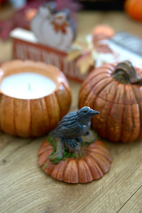 Pumpkin Candle – Raven or Classic Lid