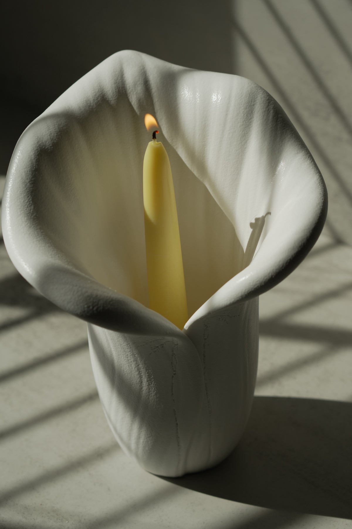 Calla Lily Sculptural Candle